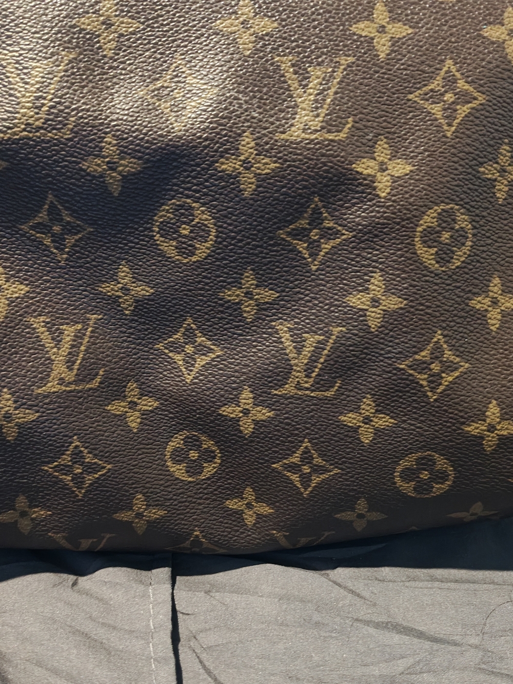 Louis Vuitton Brown Monogram Canvas Top-Handle Bag - Picture 2 of 12